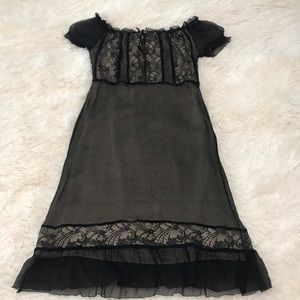 BCBGMaxAzria black lace dress